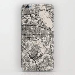 Pasadena, USA - City Map iPhone Skin