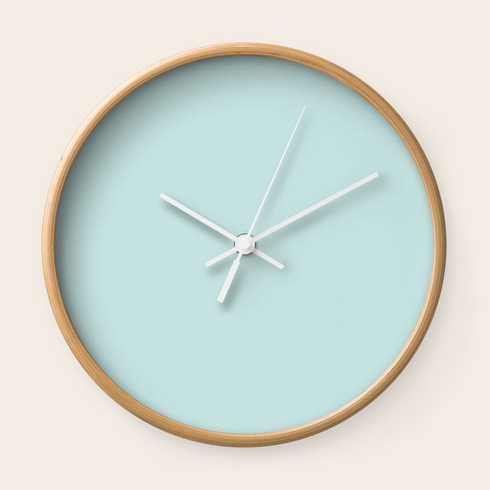 Blue Sea Glass Wall Clock By Sharonmau