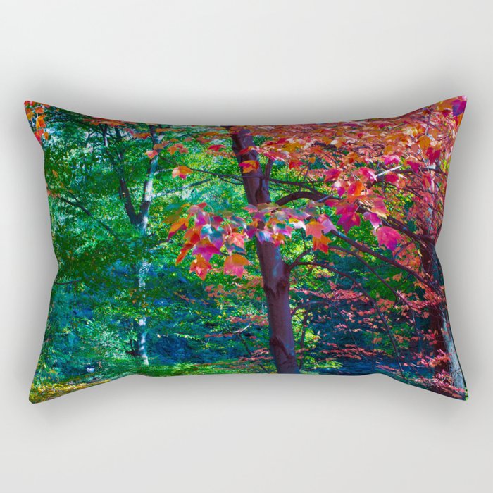 Fall forest Rectangular Pillow