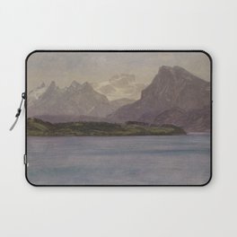 Alaskan Coast Range by Albert Bierstadt Laptop Sleeve