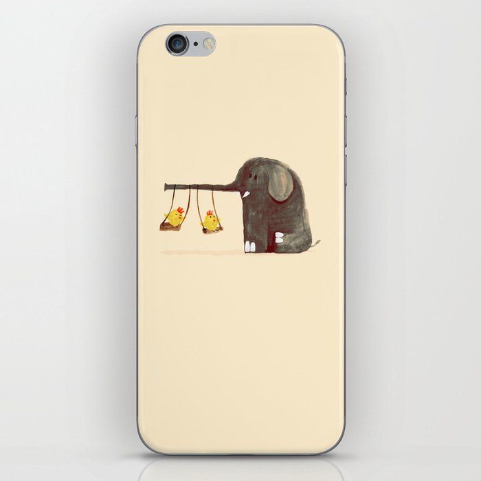 Elephant Swing iPhone Skin