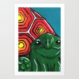 Pop-Art Tortoise Art Print
