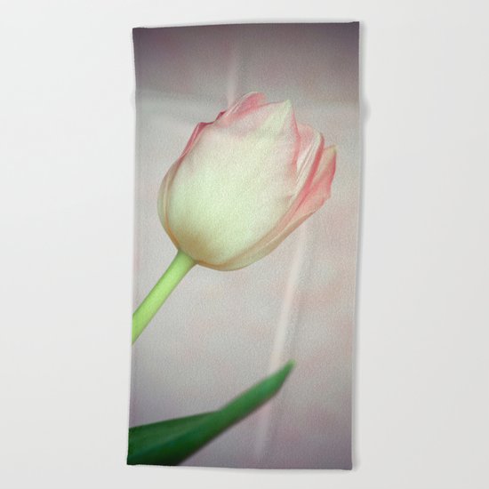 Lovely Tulip Beach Towel