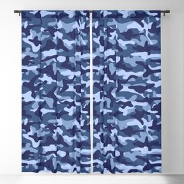 Water Camouflage Blackout Curtain