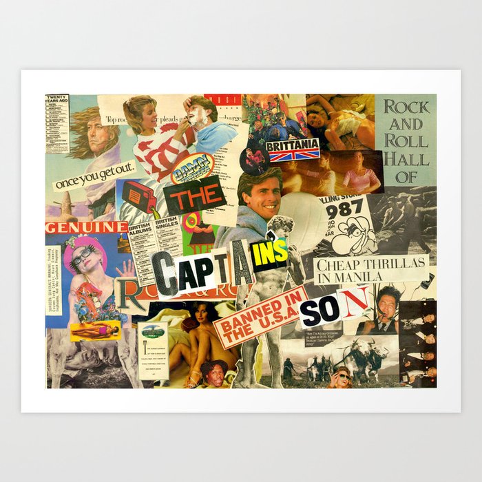Poster Collage Art Print by art by Jarred Ratley