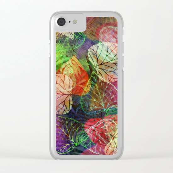 Forest Flora 2 Clear iPhone Case