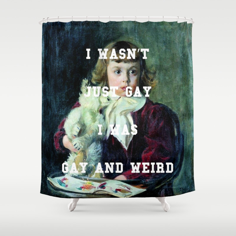 Gay Weird Shower Curtain By Wankerandwanker Society6