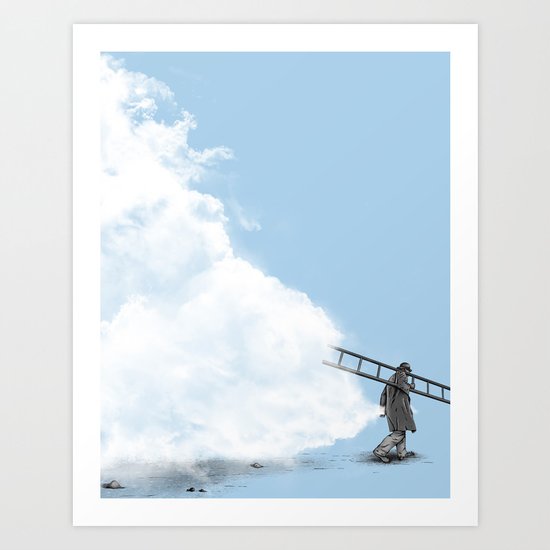 The Cloud Collector Art Print