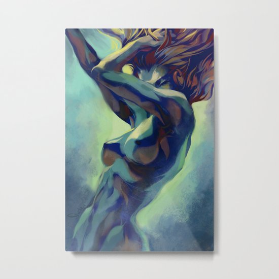 Pepper Motion Metal Print