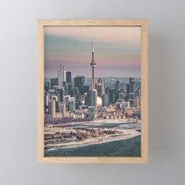 Pastel Toronto Framed Mini Art Print
