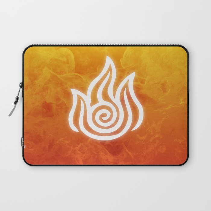 Avatar Fire Bending Element Symbol Laptop Sleeve