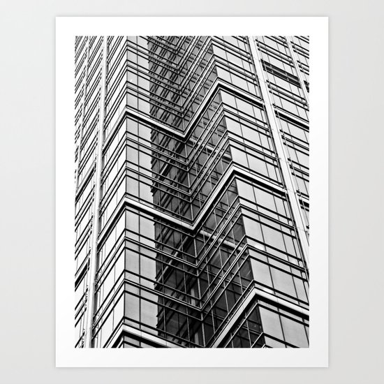 Skyscraper Abstract Art Print