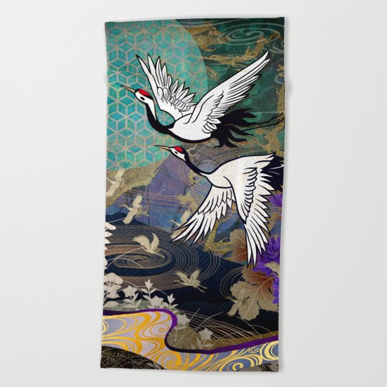 Nature abstract Beach Towel