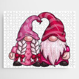 Valentine Gnome - Couple Jigsaw Puzzle