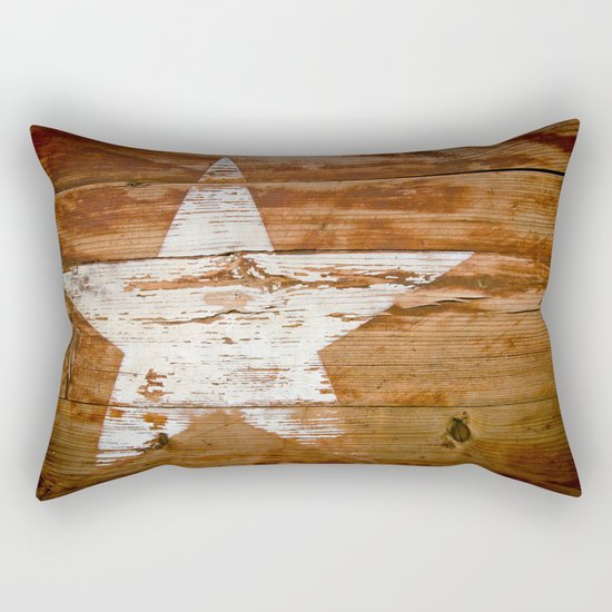 Faded Star Rectangular Pillow