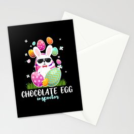 Chocolate Egg Kawaii Cute Bunny Egg Easter Sunday Stationery Card