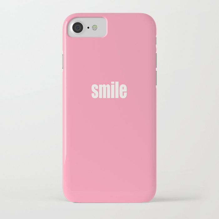 Smile with Baker-Miller Pink Color iPhone Case