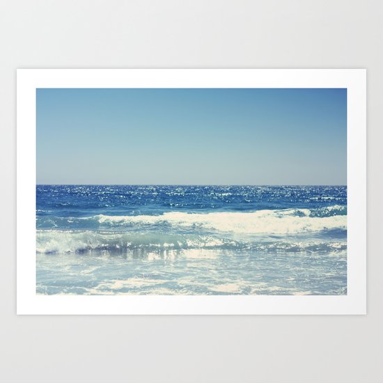 Blue Art Print