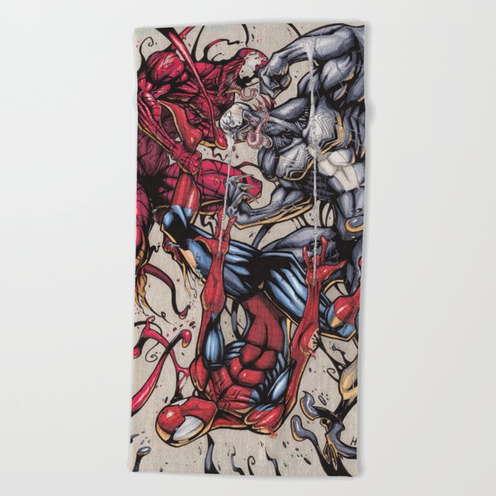 Captain Morgan Beach Towel Image Jardimage Co Spider Fight Man Beach Towel By Hutchoo Society6