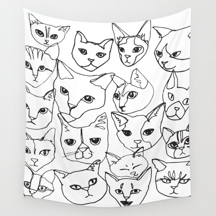 Cats! Wandbehang