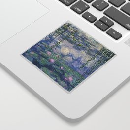 Water Lilies Claude Monet Fine Art Sticker