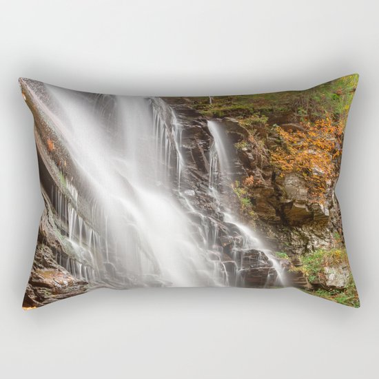Autumn Ganoga Falls Rectangular Pillow