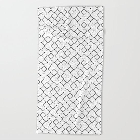 Minimalist Moroccan Beach Towel