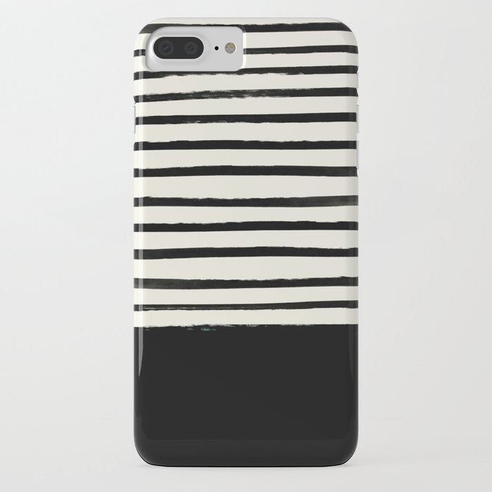 Black x Stripes iPhone Case