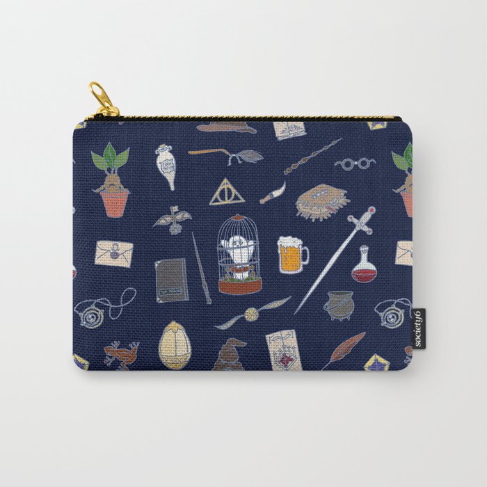Harry Pattern Night Carry-All Pouch