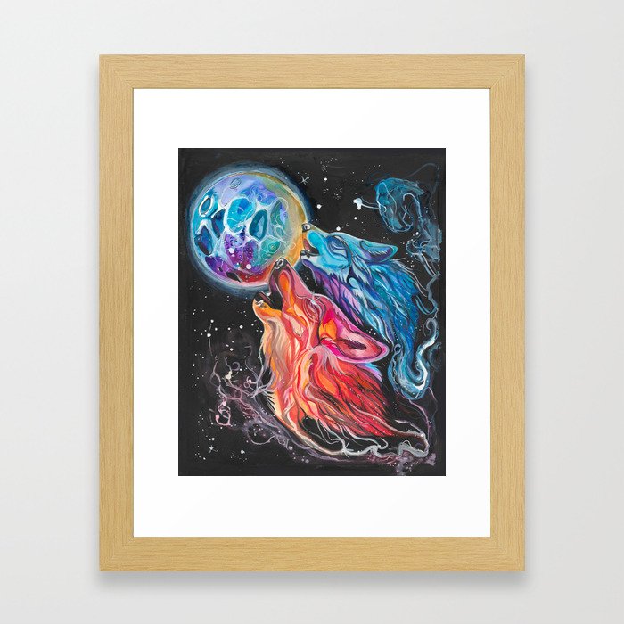 Space Howl Framed Art Print