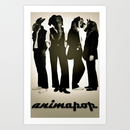 anima-pop Art Print