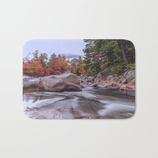 mountain stream Bath Mat