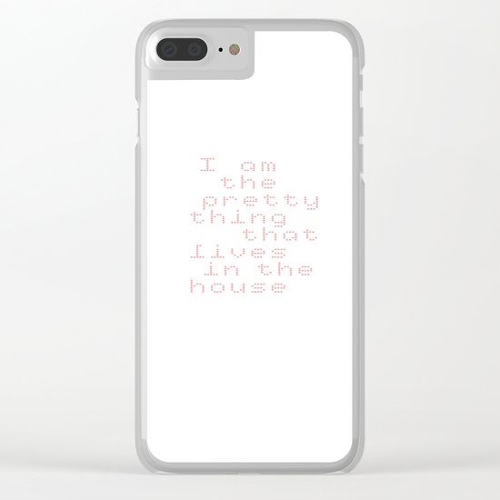 Pretty Thing Clear iPhone Case