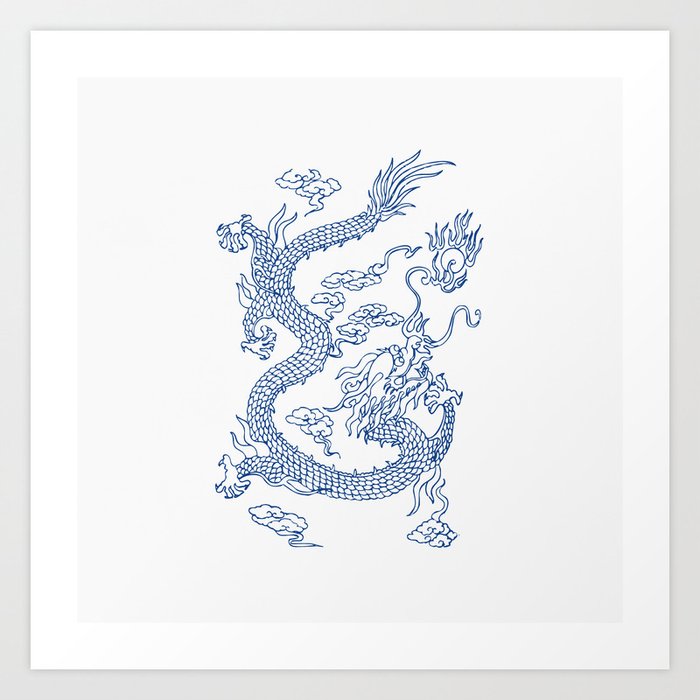 Chinese  Loong Art Print