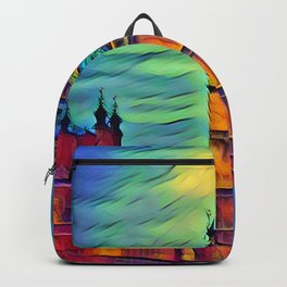 Big Ben Backpack | Watercolor, London, Digital, Clock, Ink, Bell, Europe, Unitedkingdom, Elizabethtower, Oil 
