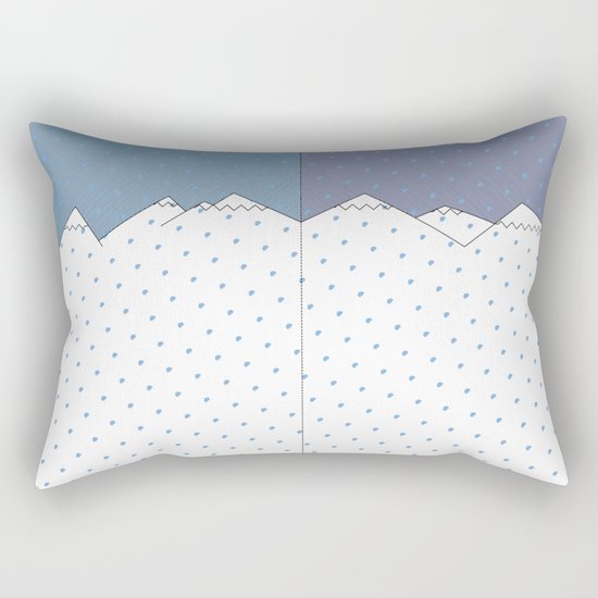 WINTER SNOW Rectangular Pillow
