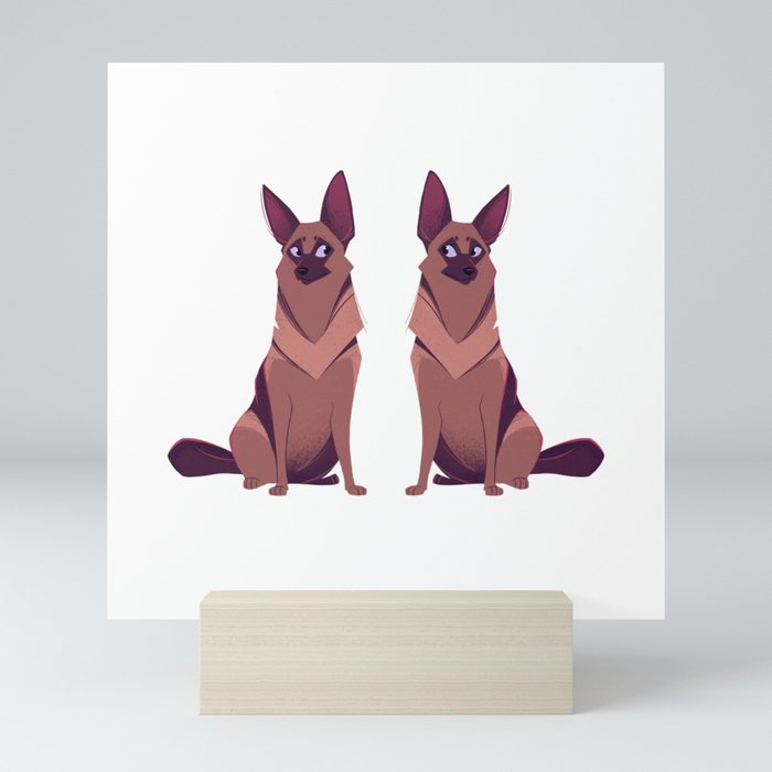 Scamp - the Dog Mini Art Print