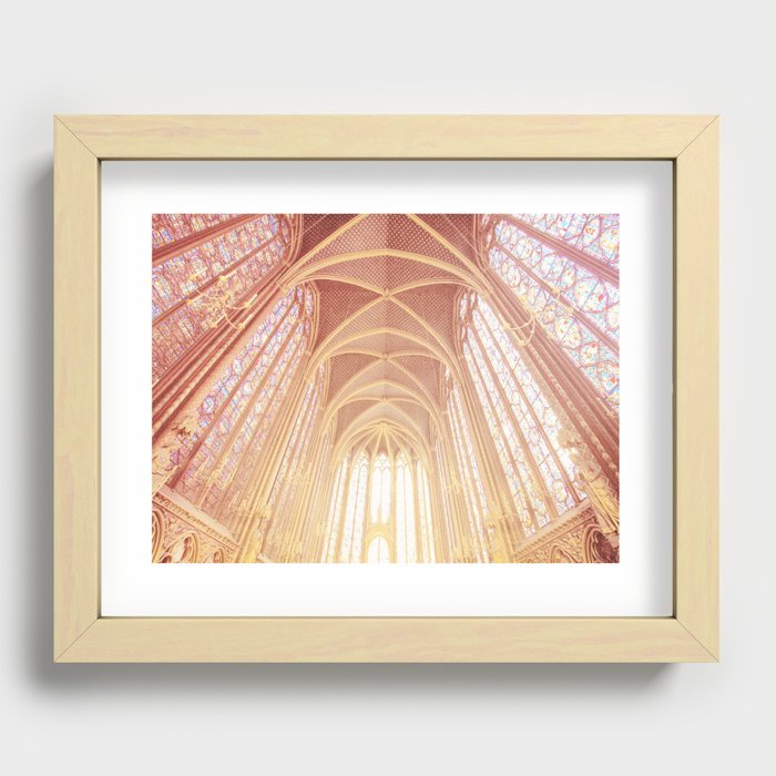 Saint Chapelle Paris Recessed Framed Print