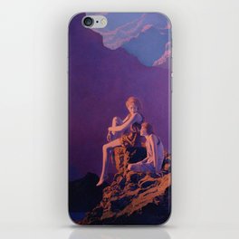 Contentment by Maxfield Parrish iPhone Skin