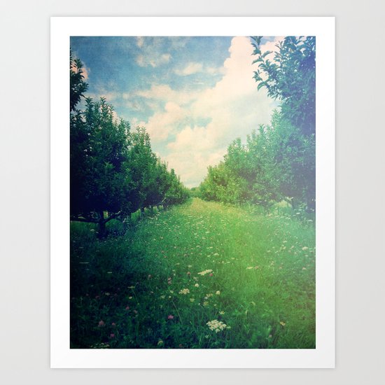 Apple Orchard in Spring Art Print