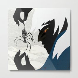 The Drow, Thinking About Lolth (Part of the Fantasy Series) Metal Print | Story, Cool Dad, Gifts For Cool Dads, Fantasy, Shedenhelm, D D, Dad, Forgotten Realms, Spider, Drow 