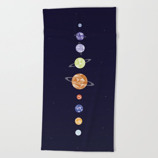 Planets Beach Towel