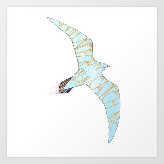 No, You'll Never Catch Me Now Art Print