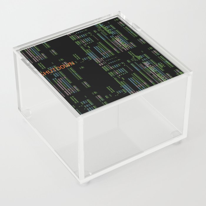 Shutdown Acrylic Box