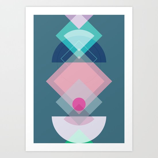Geometric Play 1 Art Print