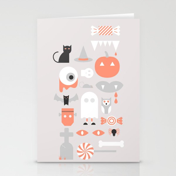 24 Halloween Stationery Cards 24 Halloween Stationery Cards