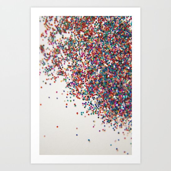Fun II (NOT REAL GLITTER) Art Print