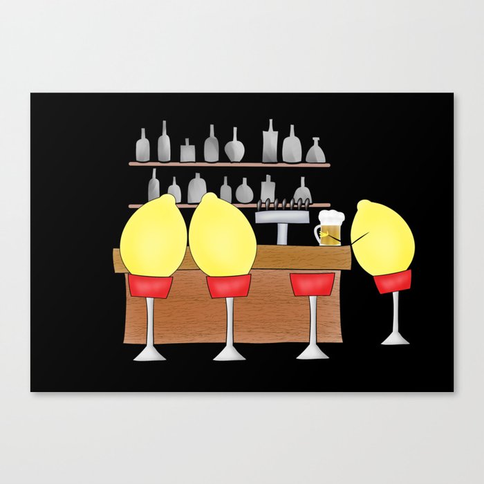 lemon bar Canvas Print