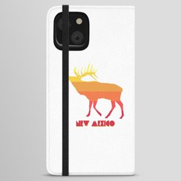 New Mexico Elk iPhone Wallet Case