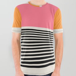 Wavy Ripples: Mid Century Edition All Over Graphic Tee